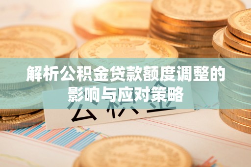 江津解析公积金贷款额度调整的影响与应对策略