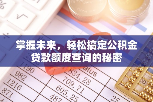 江津掌握未来，轻松搞定公积金贷款额度查询的秘密