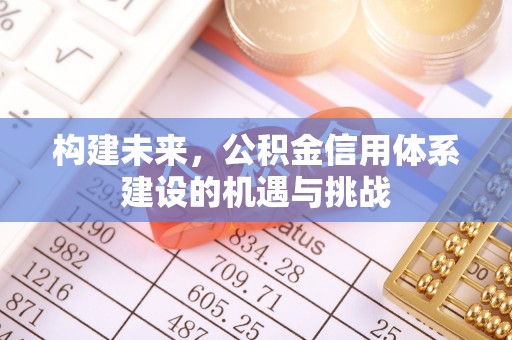 江津构建未来，公积金信用体系建设的机遇与挑战