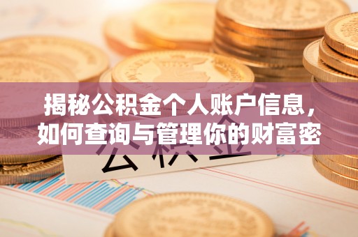 江津揭秘公积金个人账户信息，如何查询与管理你的财富密码