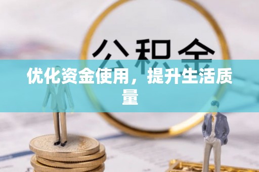 江津优化资金使用，提升生活质量