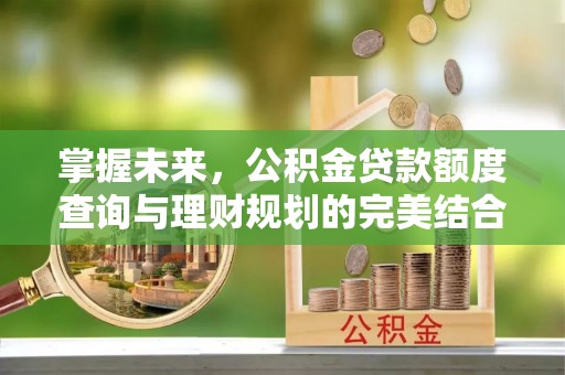 江津掌握未来，公积金贷款额度查询与理财规划的完美结合