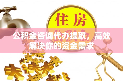 江津公积金咨询代办提取，高效解决你的资金需求