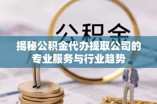 江津揭秘公积金代办提取公司的专业服务与行业趋势